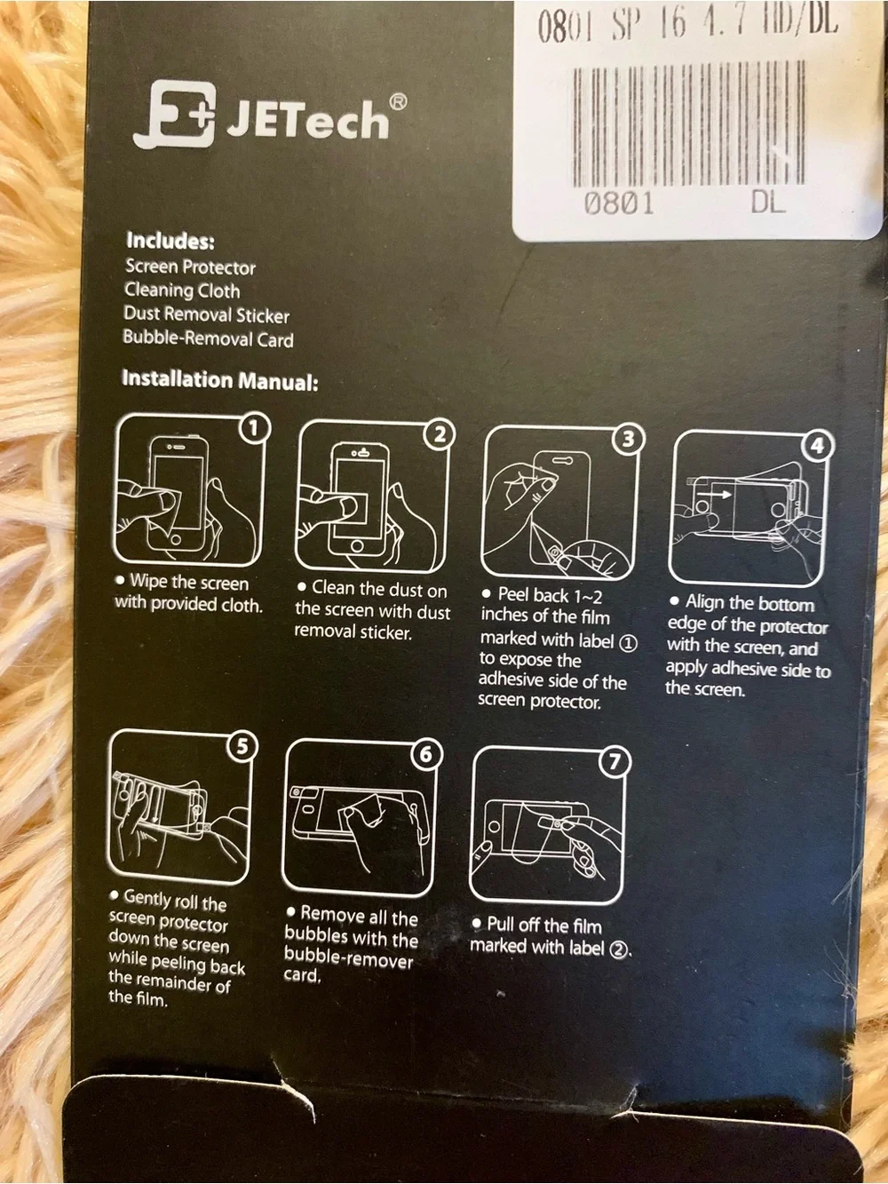 Jetech screen protector